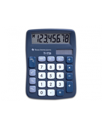 TEXAS INSTRUMENTS TI-1726 KALKULATOR KIESZEŃ PODSTAWOWY KALKULATOR NIEBIESKI nr 1