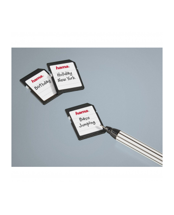 Hama MEMORY CARD LABELS 18 PIECES CZARNY/BIAŁY (95916)