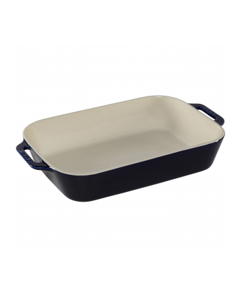 prostokątny półmisek ceramiczny 4.5L niebieski 405111490