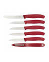 Victorinox Swiss Classic Zestaw 6 Elementów 5 Noży I Obieraczka Czerwony (671116G) - nr 1