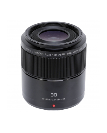 Panasonic LUMIX G Macro 30 mm f/2.8 ASPH. MEGA O.I.S. czarny (H-HS030-K)