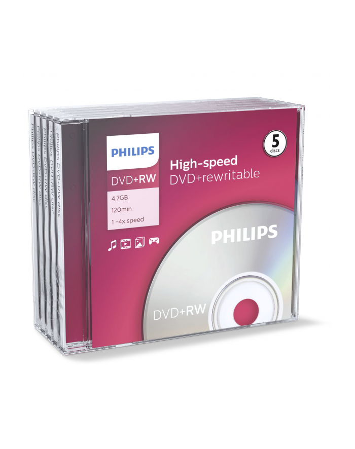 Philips 4.7GB / 120min 4 x DVD+RW (DW4S4J05F/10) główny