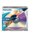 PHILIPS CD-RW 700MB 4-12X SLIM5 CW7D2CC0500 - nr 1
