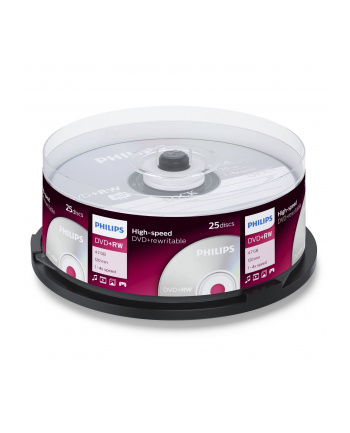 PHILIPS DVD+RW 4,7GB 4X CAKE (DW4S4B25F/00)