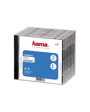 Hama CD Jewel Case Standard, Pack 10 (00044746)