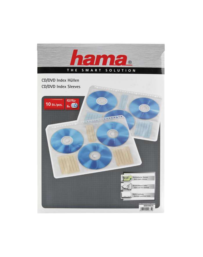 Hama CD-ROM Index Sleeves (00049835) główny
