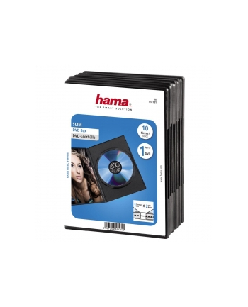 Hama DVD Slim Box 10, Black (00051181)