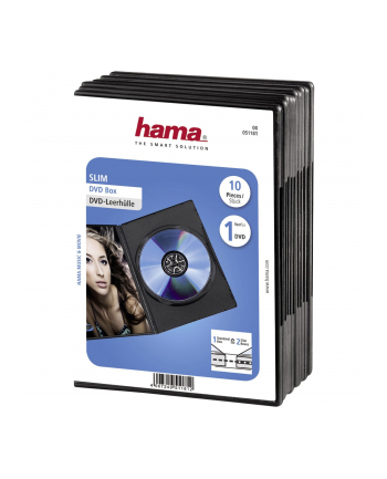 Hama DVD Slim Box 10, Black (00051181)
