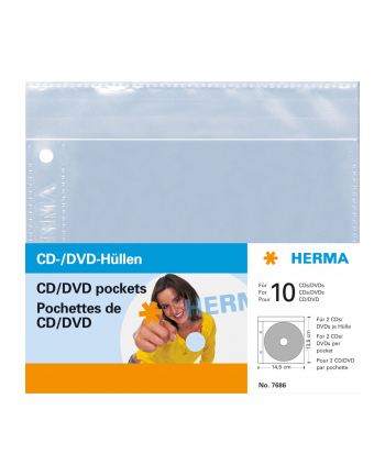 Herma CD/DVD-pockets (7686)