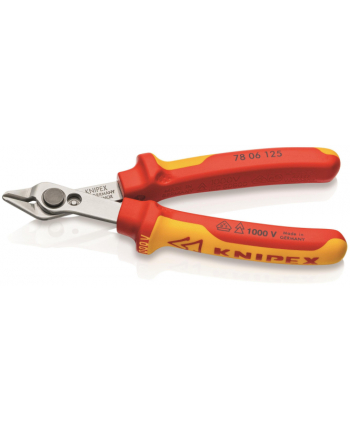 Knipex Szczypce tnące izolowane VDE Electronic Super Knips 78 06 125