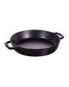 Amazon Staub 40511 – 073 – 0 patelnia z dwoma uchwytami, żeliwo, czarny, 34 cm - nr 1