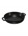 Amazon Staub 40511 – 073 – 0 patelnia z dwoma uchwytami, żeliwo, czarny, 34 cm - nr 2