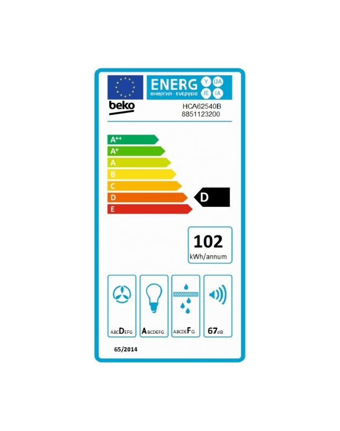 BEKO HCA62540B główny