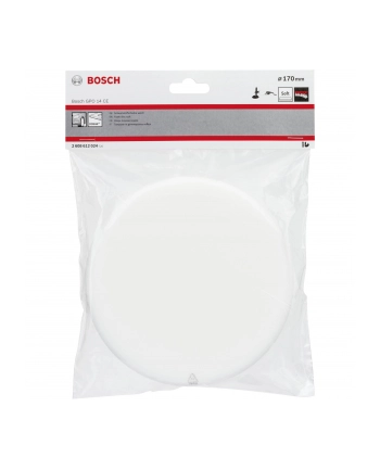 Bosch Pokrywa piankowa, miękka (biała), a 170 mm a 170 mm 2608612024