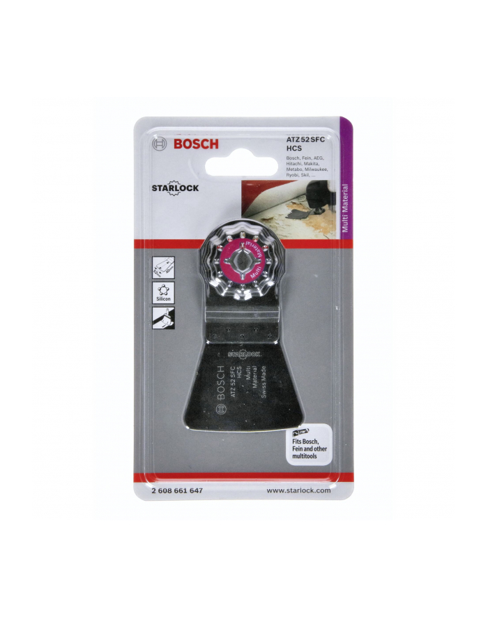 Bosch Skrobak HCS ATz 52 SFC, elastyczny 45 x 52 mm 2608661647 główny
