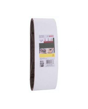 Bosch Zestaw Taśm Szlifierskich Promoline 75X533Mm 9el.