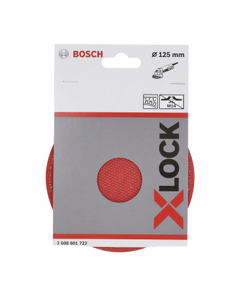 Bosch Talerz Oporowy Z Systemem X-Lock Na Rzepy 125Mm 2608601722
