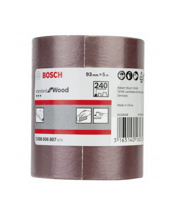 Bosch Rolka szlifierska 93 mm, 5 mm, 240 2608606807