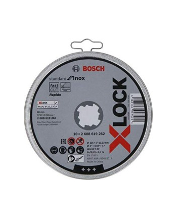 Bosch tarcze tnące Standard for Inox z mocowaniem X-Lock 2608619267