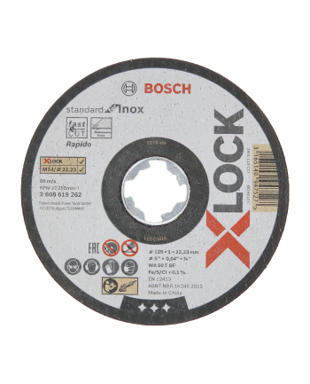 Bosch tarcze tnące Standard for Inox z mocowaniem X-Lock 2608619267