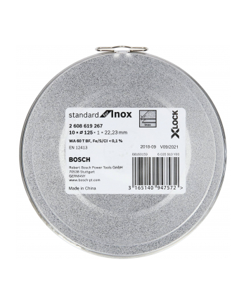 Bosch tarcze tnące Standard for Inox z mocowaniem X-Lock 2608619267