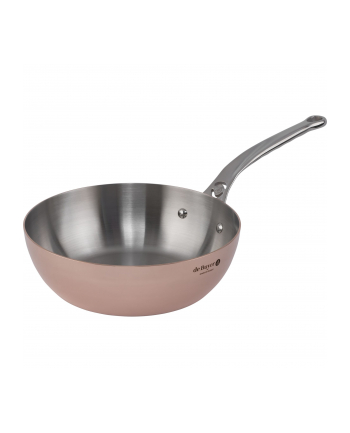 De Buyer Patelnia Miedziana Stożkowa Zaokrąglona 24 Cm (Db623624)