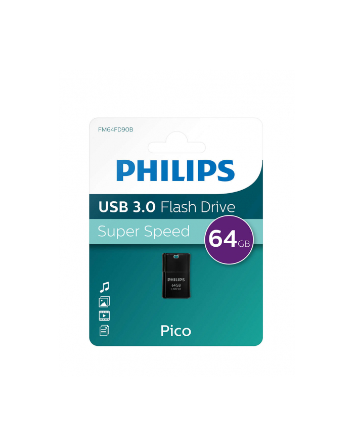 Philips Pico Edition 64Gb czarny (Fm64Fd90B00) główny