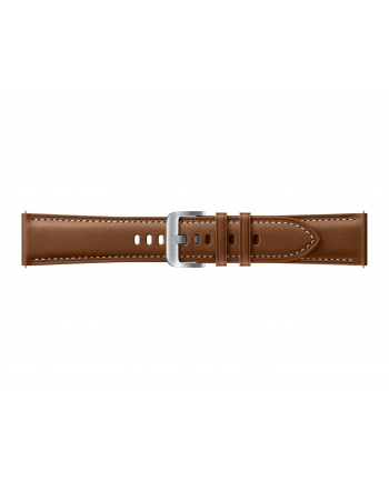 Samsung Pasek Stitch Leather Band 22mm do Galaxy Watch 3 45mm Brązowy (ET-SLR84LAEGEU)