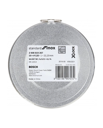 Bosch tarcze tnące Standard for Inox z mocowaniem X-Lock 2608619267
