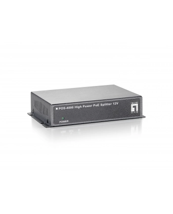LevelOne LEVEL ONE POS-4000 High Power PoE Splitter 12v (552016)