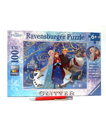Ravensburger Puzzle Xxl 100el.ementów - Disney Kraina Lodu -Błyszczący Śnieg 13610