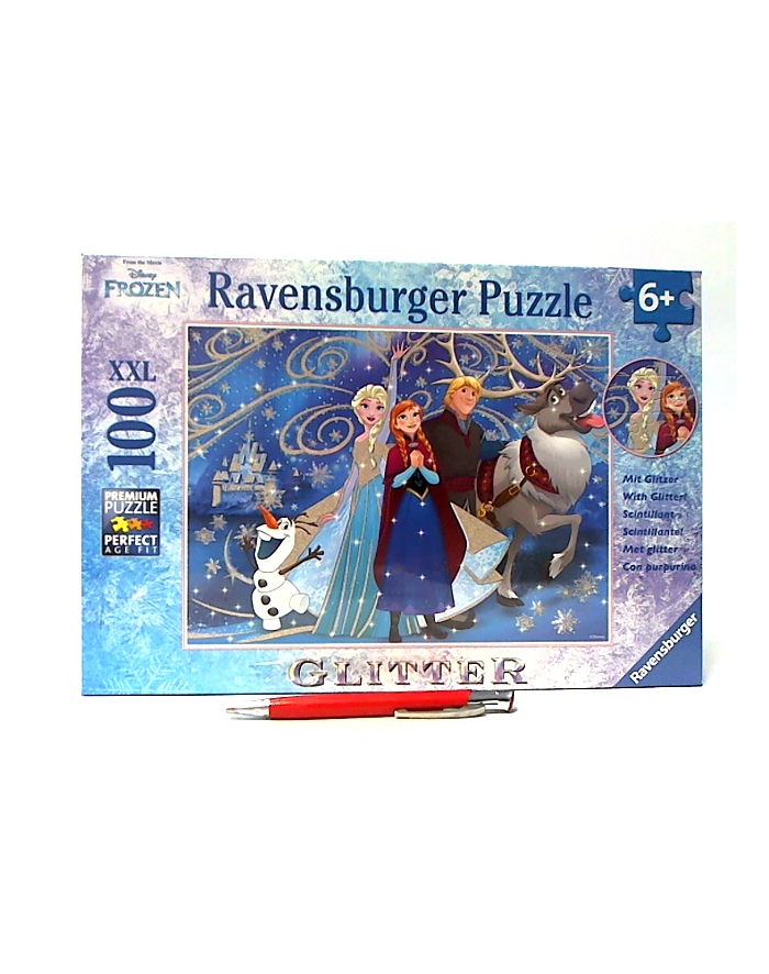Ravensburger Puzzle Xxl 100el.ementów - Disney Kraina Lodu -Błyszczący Śnieg 13610 główny