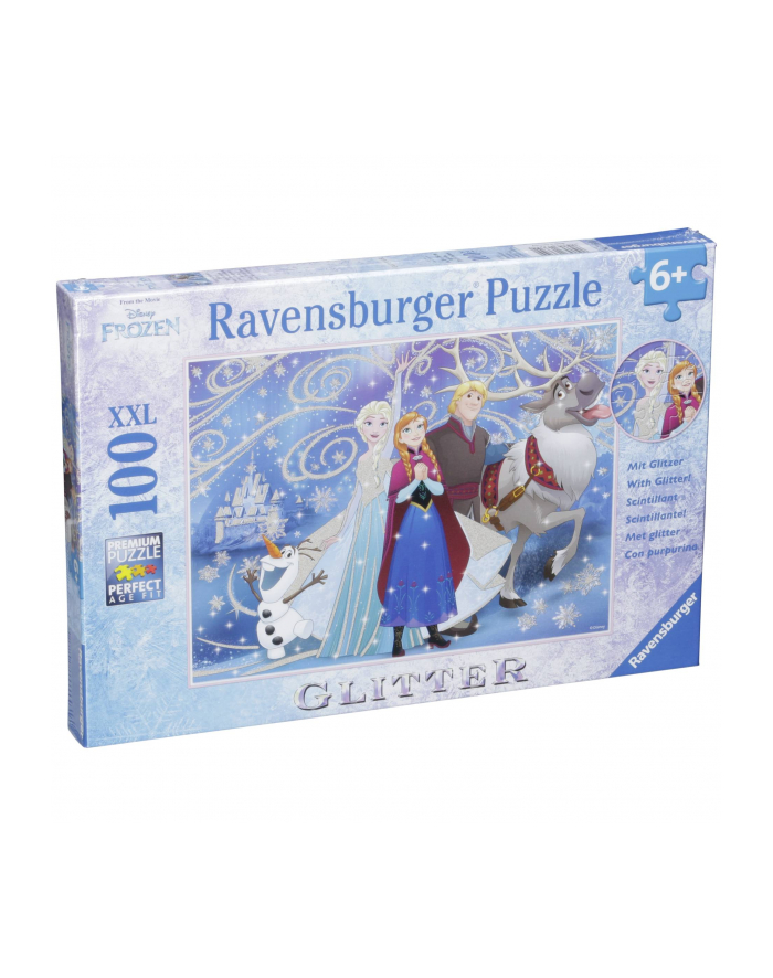 Ravensburger Puzzle Xxl 100el.ementów - Disney Kraina Lodu -Błyszczący Śnieg 13610 główny