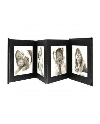 Deknudt Ramka Leporello black 8x10x15 skóra 8 zdjęć(A66DC28PH 10X15)
