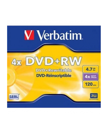DVD+RW Verbatim 4.7GB 4xSpeed (Jewel Case 1szt)