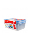 Emsa CLIP & CLOSE 3 PACK Pojemnik na żywność niebieski 508567 - nr 1