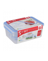 Emsa 5 PACK Pojemnik na żywność niebieski 508568 - nr 5