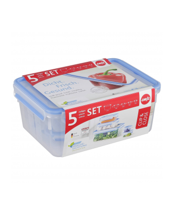 Emsa 5 PACK Pojemnik na żywność niebieski 508568