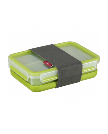 Emsa Clip&Go Lunchbox 518098 1,2L Przezroczysty/Zielony