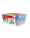 Emsa CLIP & CLOSE 3 PACK Pojemnik na żywność niebieski 508567 - nr 3