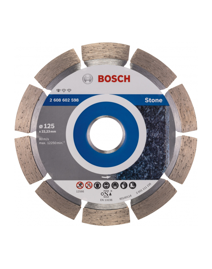 Bosch Diamentowa tarcza tnąca Professional for Stone 125mm 2608602598 główny