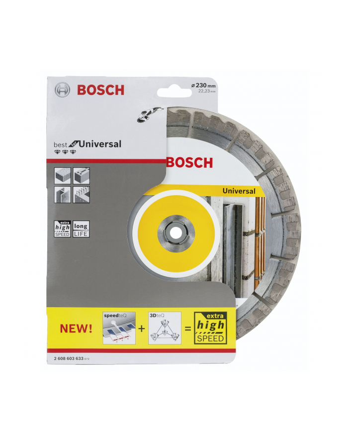 Bosch Diamentowa tarcza tnąca D230X22,23mm Best for Universal 2608603633 główny