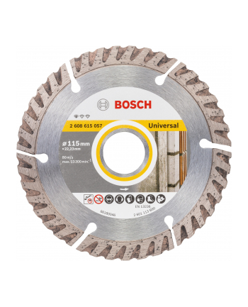 Bosch Tarcza diamentowa Standard for Universal 115 x 22,23 mm 2608615057