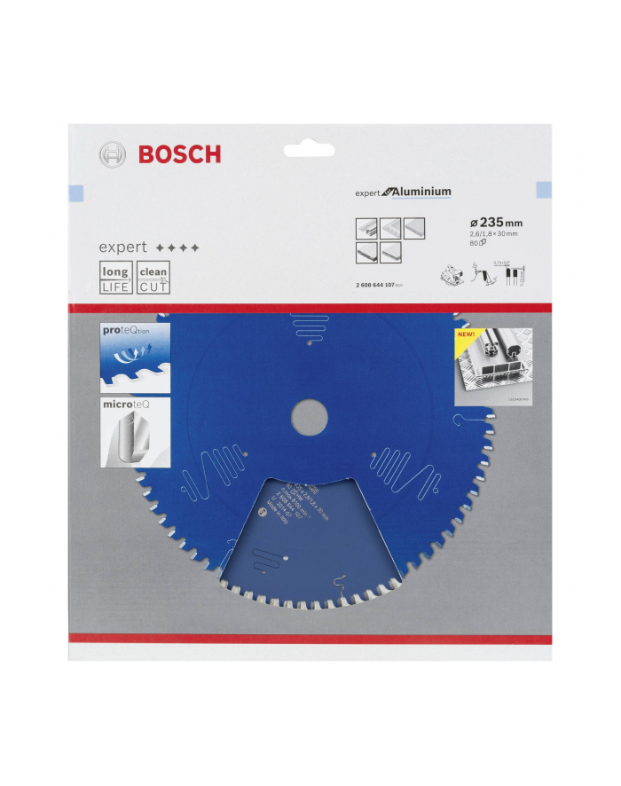 Bosch Tarcza pilarska Expert for Aluminium 235x30x2,6mm 80 2608644107 główny