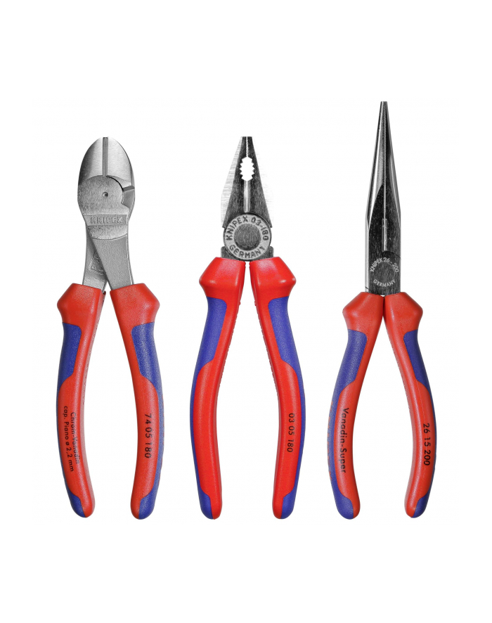 Knipex Zestaw szczypiec dla monterów (002011V01) główny
