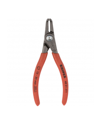 Knipex Szczypce SEEGERA do pierścieni osadczych wewnętrzne wygięte 12-25mm 130mm PCV 48 21 J11