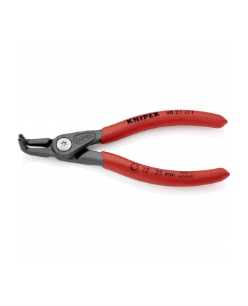 Knipex Szczypce SEEGERA do pierścieni osadczych wewnętrzne wygięte 12-25mm 130mm PCV 48 21 J11