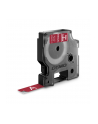 Taśma Dymo D1 Durable 1978366 - 12mm x 3m – biały/czerwony - nr 22