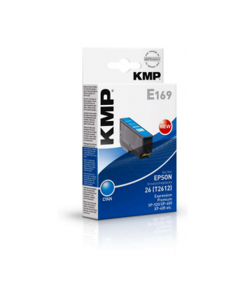 KMP E168 - cyan - ink cartridge (alternative for: Epson T2612) - Kartridż z tuszem Cyjan (16264803)