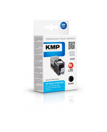 KMP H147 - High Yield - black - ink cartridge (alternative for: HP 934XL) - Kartridż z tuszem Czarny (17430001)